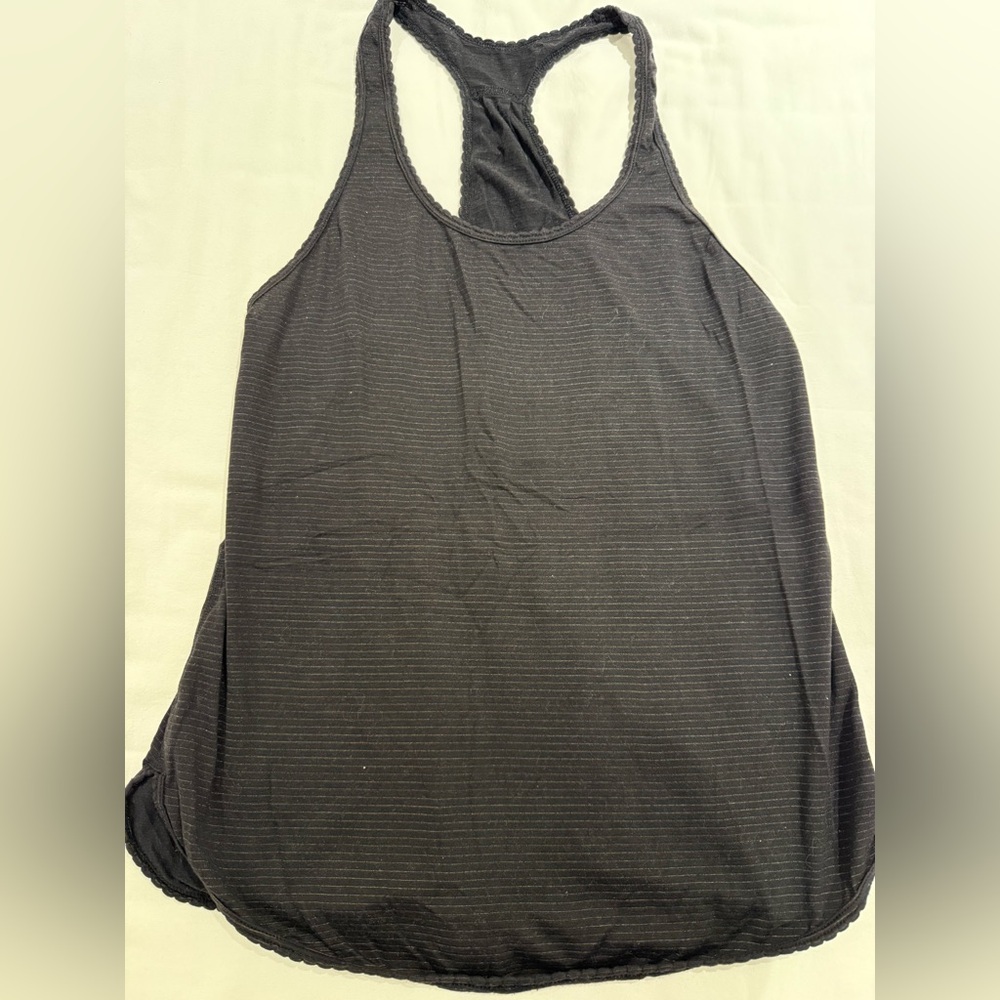 lululemon athletica Black Tank Top